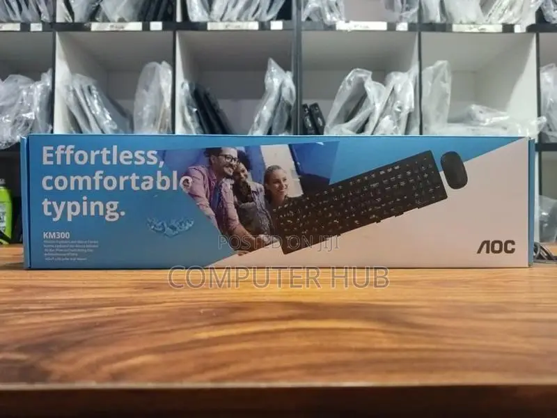KM300 AOC Brand New Wireless Keyboard with Mouse Combo