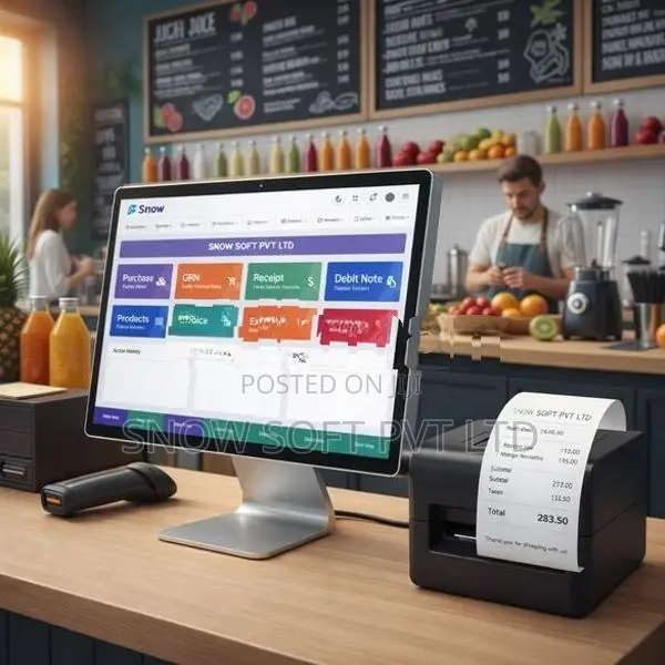 Juice Bar POS System for Manage Staff Sales