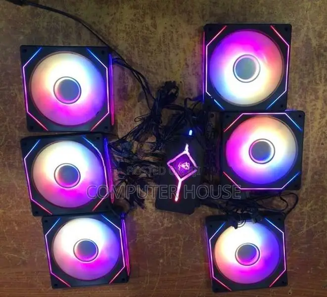 Argb 6 Fan Kit with Remote Controler