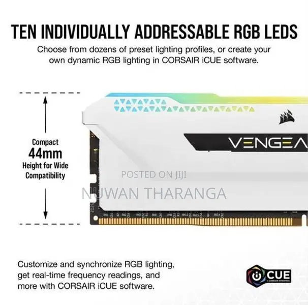 Corsair Vengeance RGB PRO SL 32GB (2x16GB) DDR4 RAM KIT