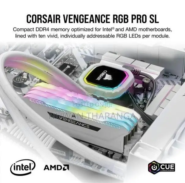 Corsair Vengeance RGB PRO SL 32GB (2x16GB) DDR4 RAM KIT