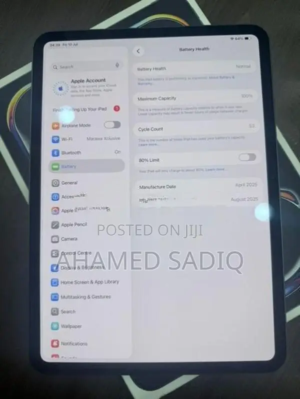 Apple iPad m4 pro (Used)
