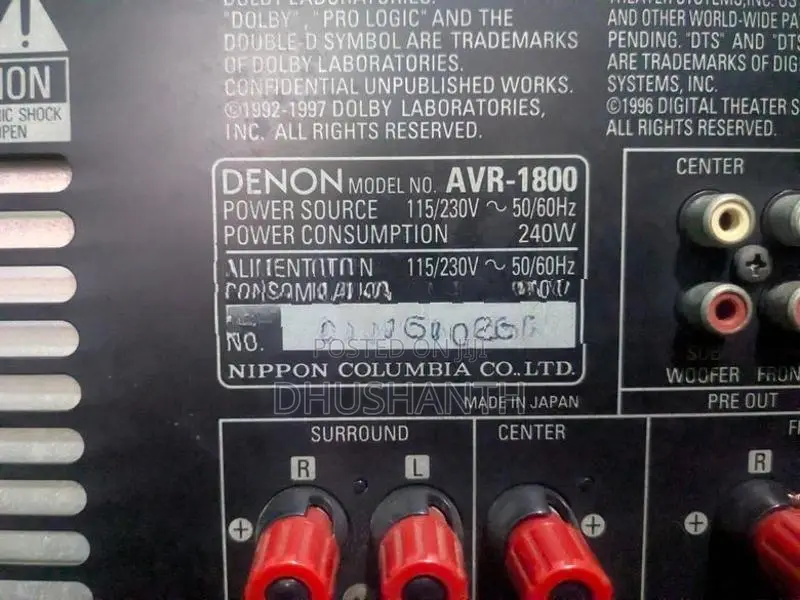 AV Receiver Amplifier