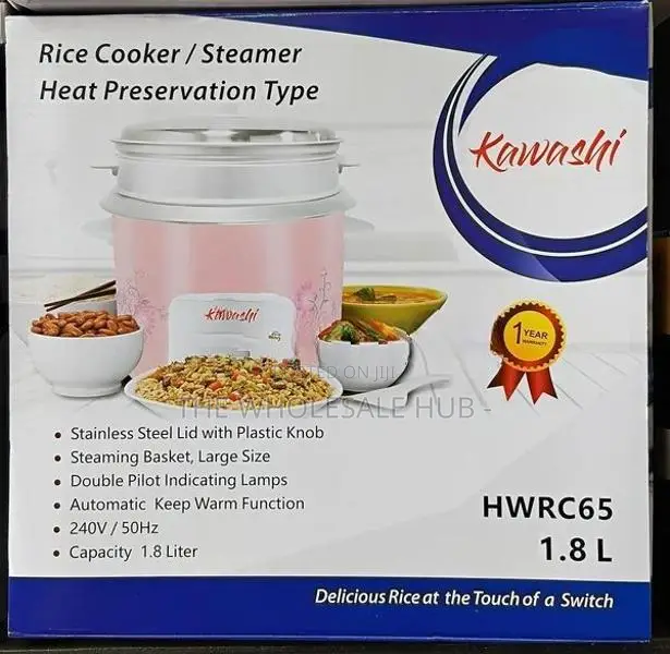 1.8L Kawashi Rice Cooker