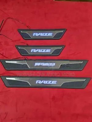 Toyota Raize Car Welcome Light Blue Colour