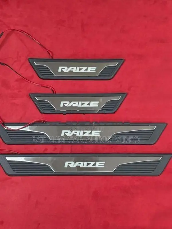 Toyota Raize Car Welcome Light Blue Colour