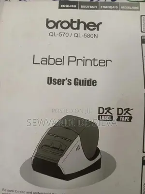 Brother Label with barcode printer