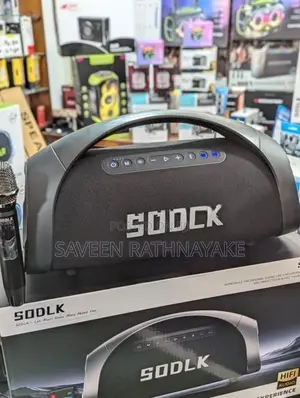 Sodlk S1617 High Power Outdoor Party Speakers with Dual Mic (320W)