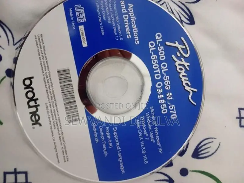 Brother Label with barcode printer