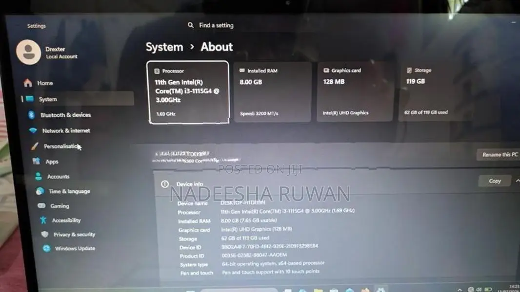 hp i3 11gen