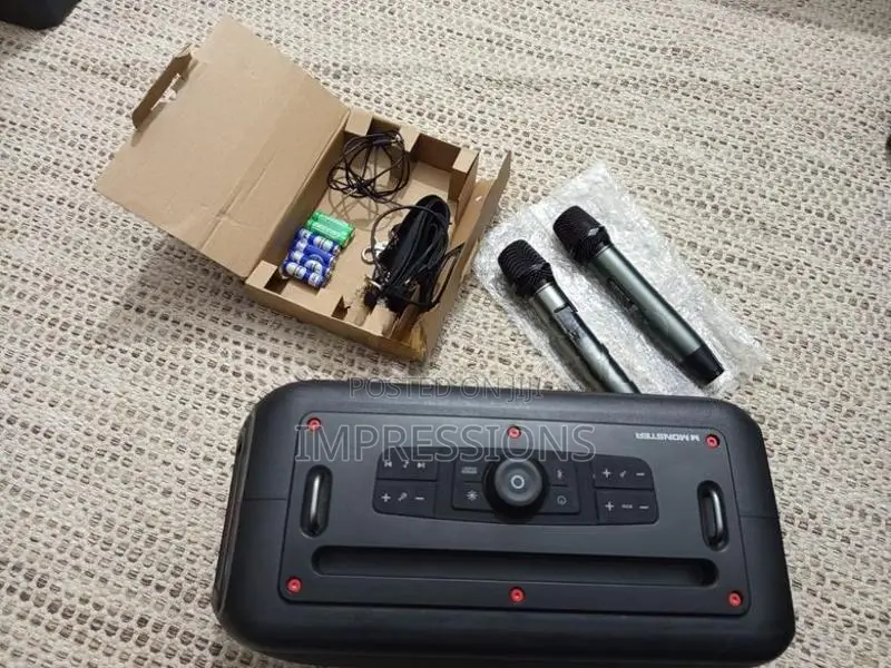 Monster BoomBox Music Box with Microphone