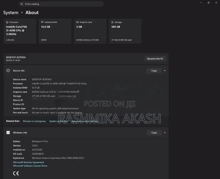 Core i5 Gaming PC with Samsung Monitor