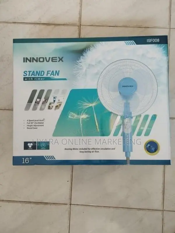 New Innovex Stand Fan ISF 008