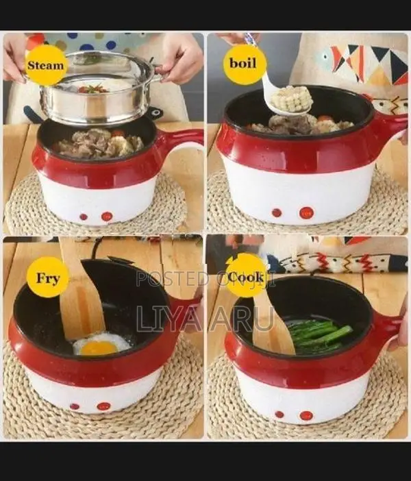 Multipurpose Electric Mini Cooker with Steamer