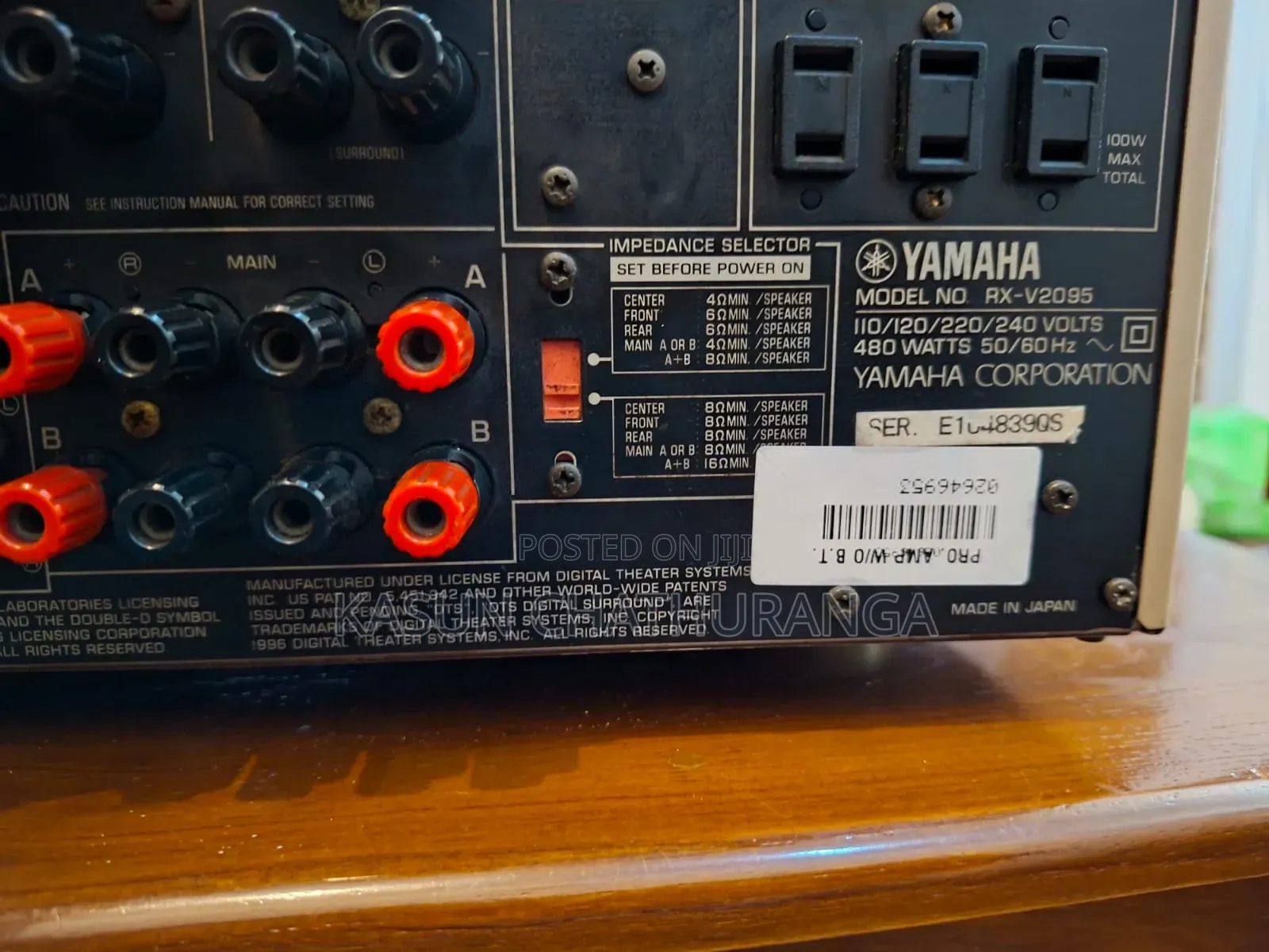 ​Yamaha RX-V2095 Flagship AV Receiver for Sale!