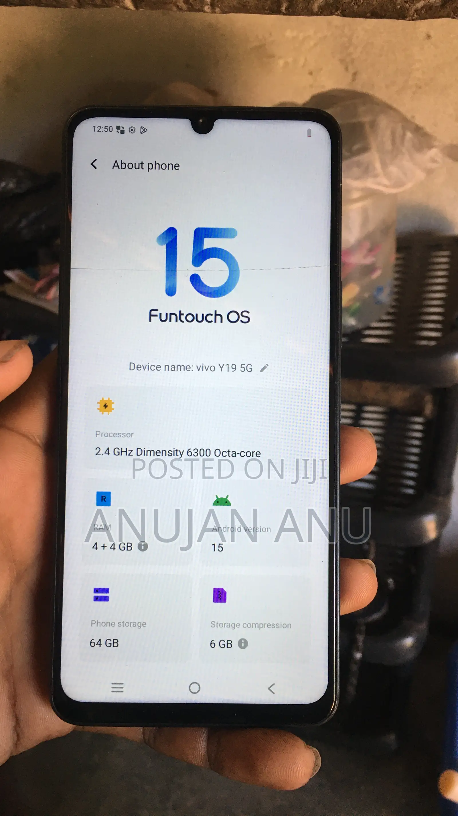 Vivo Y19 128 GB Blue