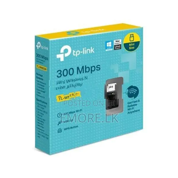 TP-LINK 300Mbps Mini Wireless N USB Adapter TL-WN823N