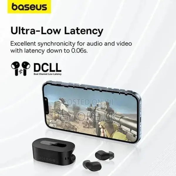 Baseus EZ10 Bowie Bluetooth 5.3 Mini In-Ear Wireless Earphones Black