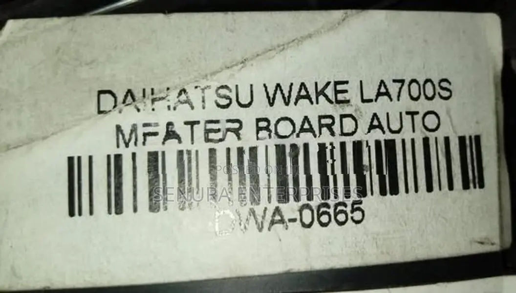 Daihatsu Wake La700 Meter Board