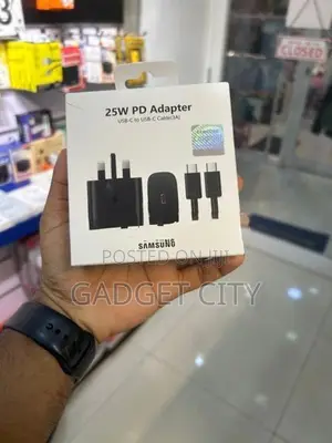 Samsung 25W PD Fast Charger Power Adapter with USB-C to Cable