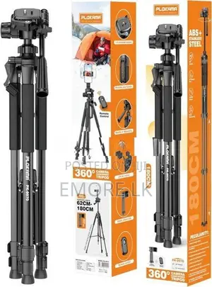 PLOKAMA PK-9970 – 180CM Tall, 360° Rotating Tripod