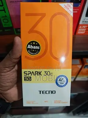 Tecno Spark 30C 5G 4/128GB (Brand New)