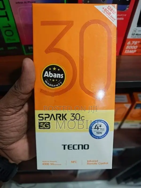 Tecno Spark 30C 5G 4/128GB (Brand New)
