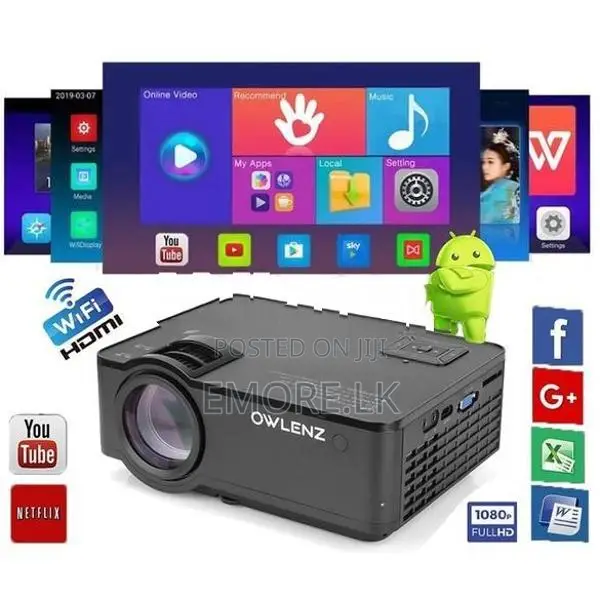 SD150 720P Projector with 4.3-inch LCD Screen EM