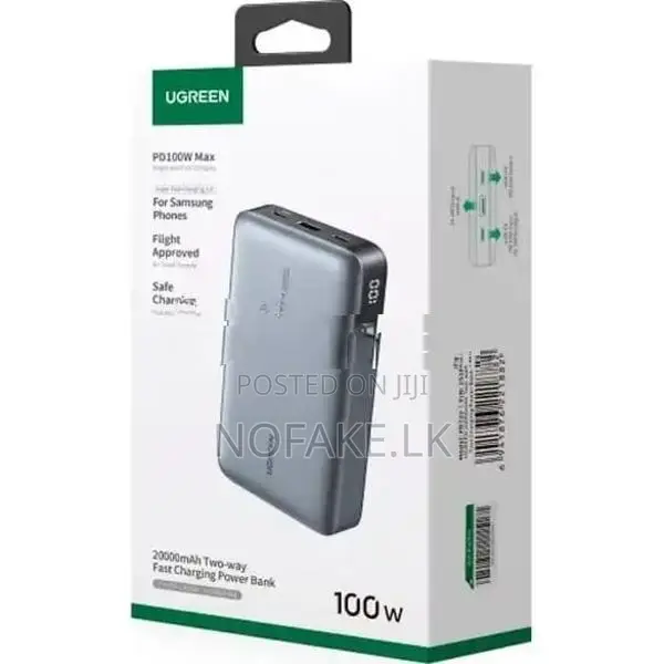 UGREEN 100W 20000Mah Safe Charging Power Bank