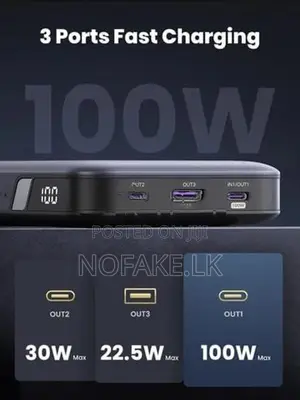 UGREEN 100W 20000Mah Safe Charging Power Bank