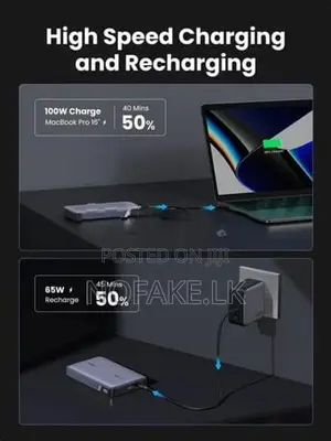 UGREEN 100W 20000Mah Safe Charging Power Bank