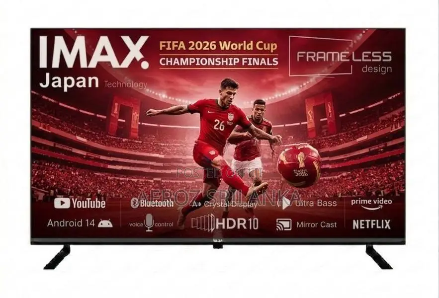 New IMAX UHD 50'' Frameless Smart 4K TV With Voice Control
