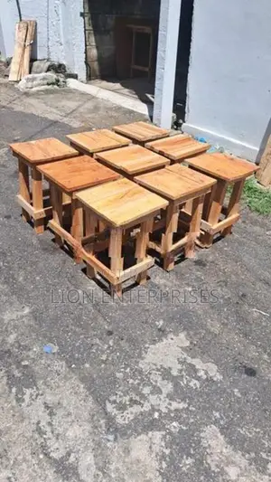 Mahogany Wooden Stools
