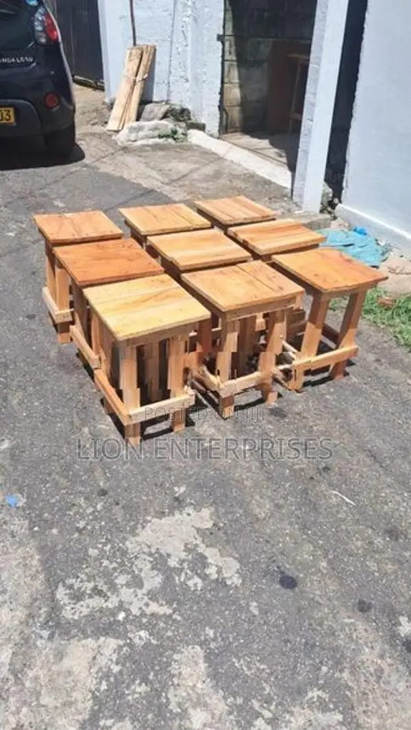 Mahogany Wooden Stools