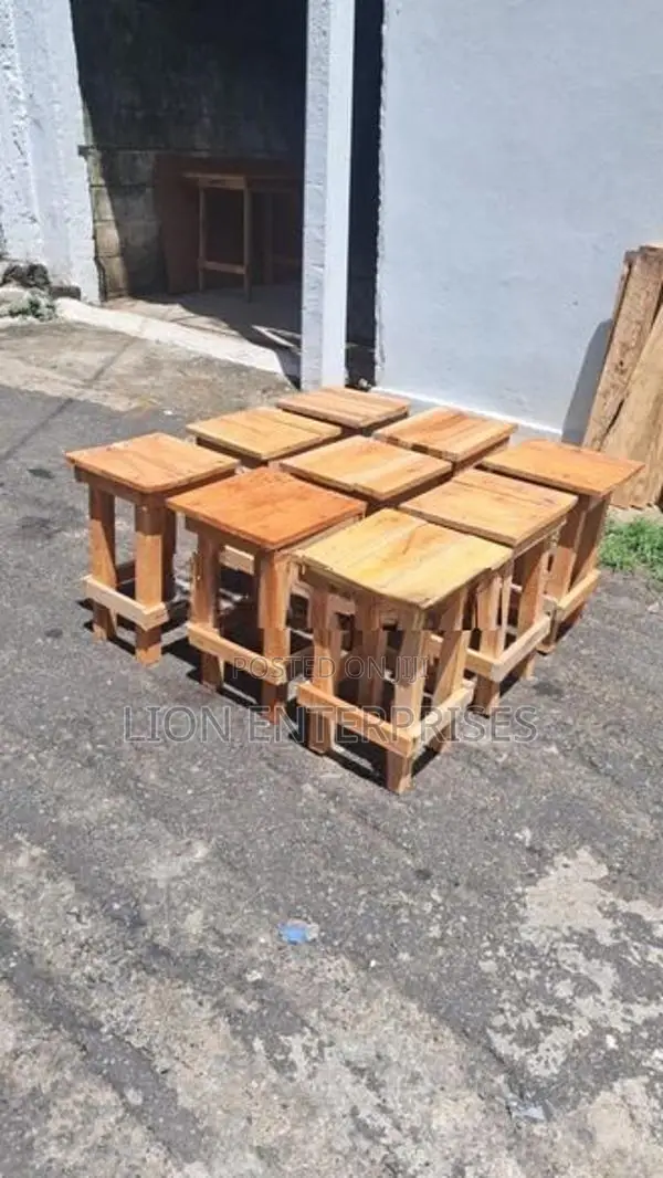 Mahogany Wooden Stools New