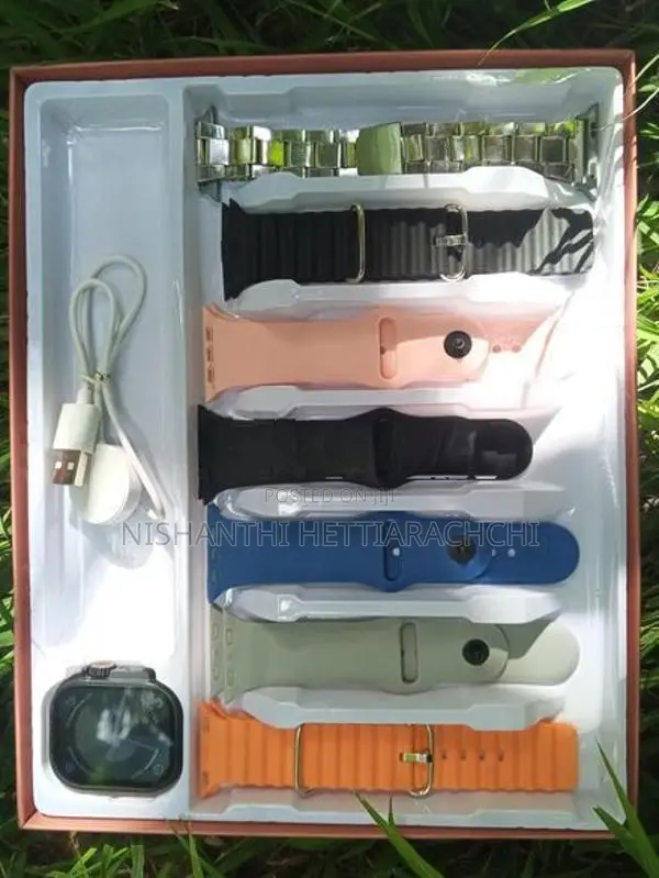 Crown S500 Ultra 2 Smart Watch 7 Straps