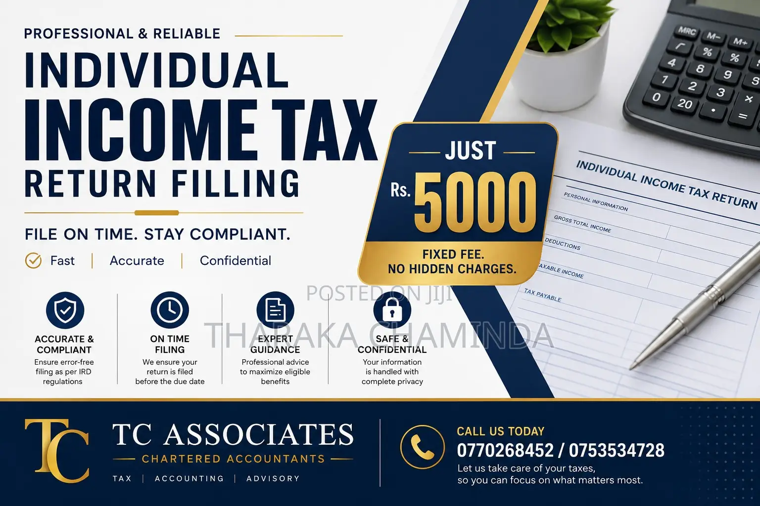 Accounting , Taxation, Preparation of Financial Statements