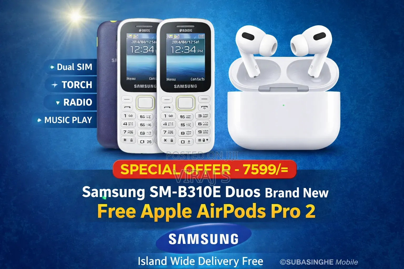 New Samsung B310 White
