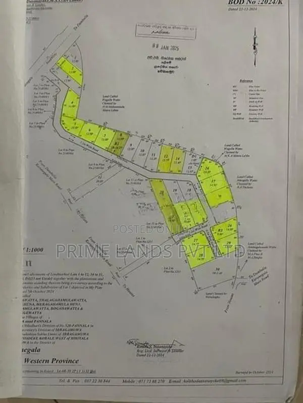 Main Road Facing Lands Kurunegala Dambulla