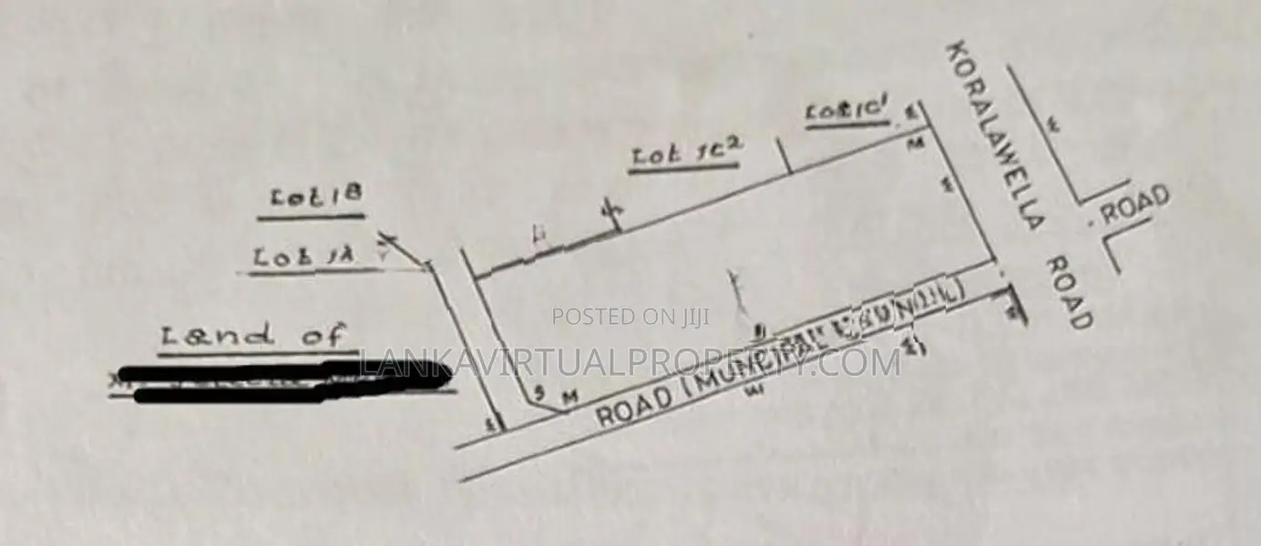 Moratuwa Koralawella Road Facing 27 Perches Rectangular Land for Sale