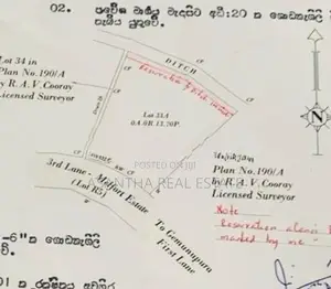 13.7 P Land at Gamunu pura 1st Lane, Mel fort 3rd estate Malabe