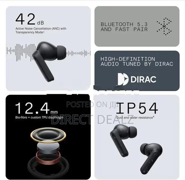 CMF By Nothing Buds Wireless Earbuds with ANC