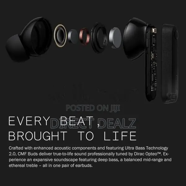 CMF By Nothing Buds Wireless Earbuds with ANC