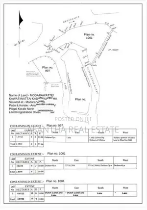 (AF505) Water Front 23.5 Acre Land Sale At Chilaw