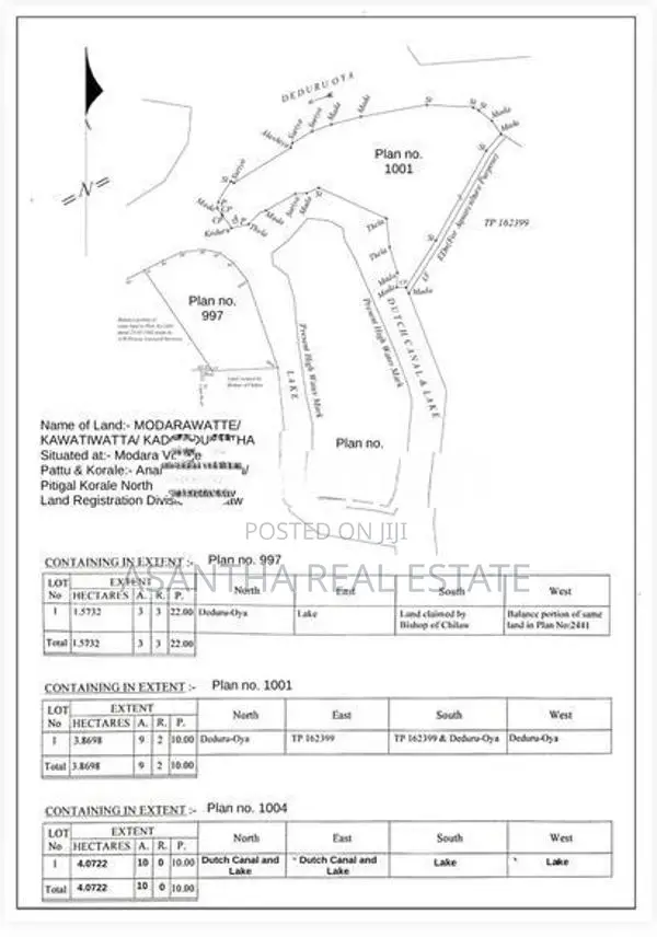 (AF505) Water Front 23.5 Acre Land Sale At Chilaw