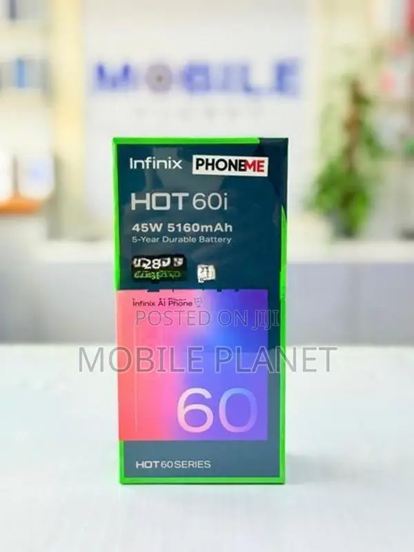 Infinix Hot 60i 6+6GB 128GB (Brand New)