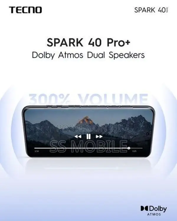 Tecno Spark 40 Pro + 8/256 (Brand New)