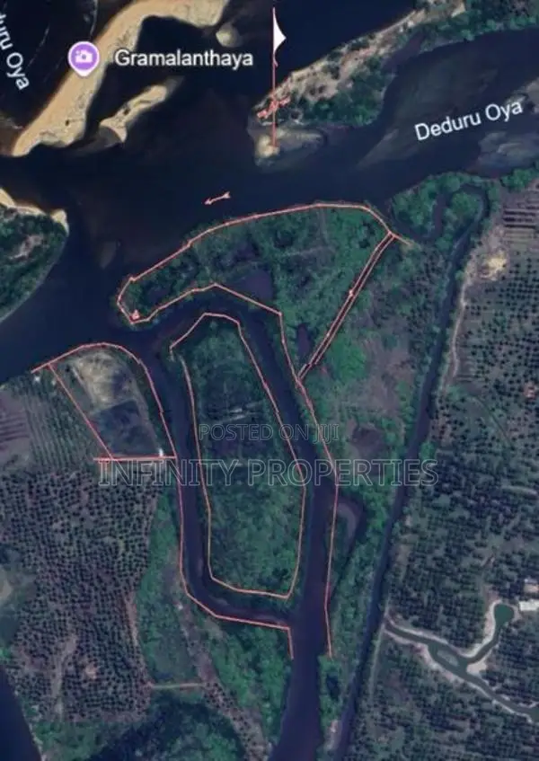 (AFA879) Water Front 23.5 Acre Land Sale At Chilaw