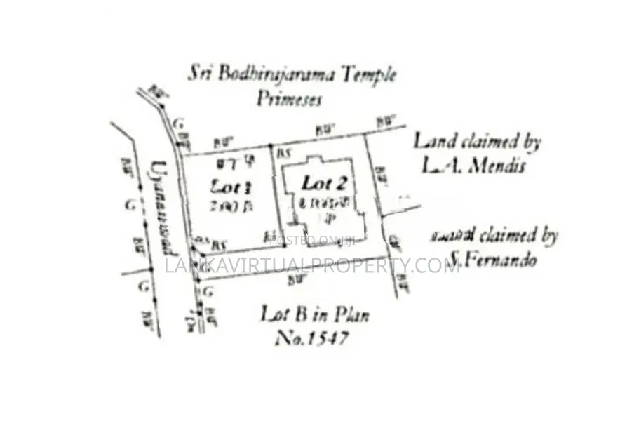 Moratuwa, Uyana, Uyana Road, 7 Perches Land for Sale.