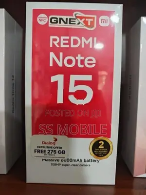 Xiaomi Redmi Note 15 8GB 256GB (Brand New)
